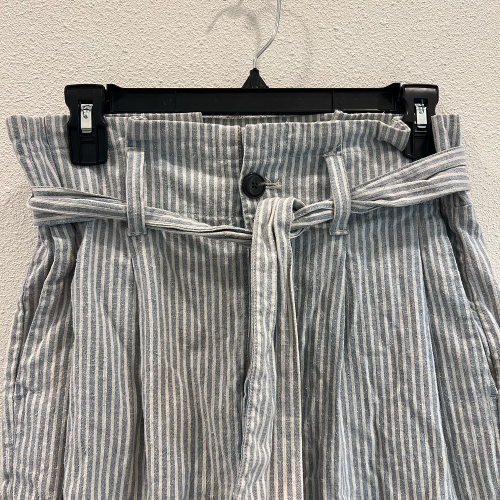 Madewell X new denim project pants women size 4 patchwork paper bag jeans - Picture 3 of 12
